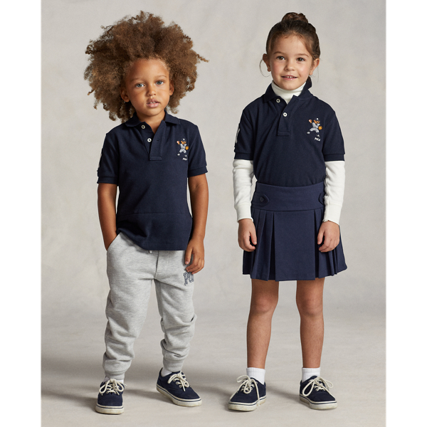 Aviator Navy Polo Ralph Lauren Yankees Bear Polo Boys 2-7/Girls 2-6x 2