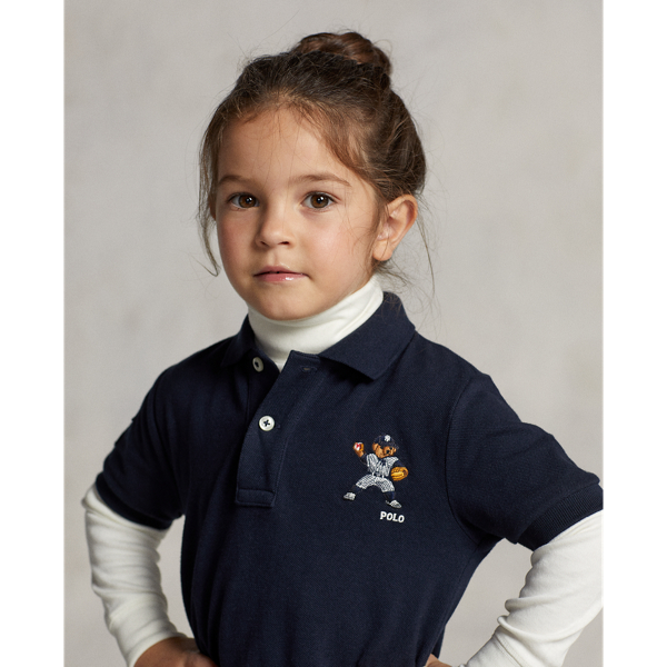 Aviator Navy Polo Ralph Lauren Yankees Bear Polo Boys 2-7/Girls 2-6x 6