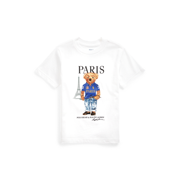 Paris Bear Cotton Jersey Tee Boys 1.5-6 Years 1