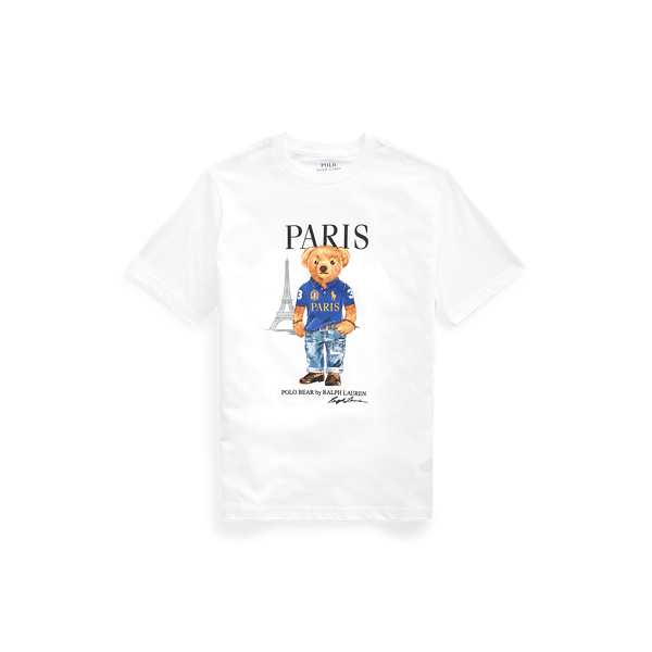 Paris Bear Cotton Jersey Tee Boys 6-14 Years 1