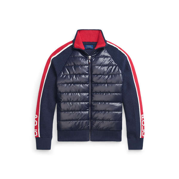 Cotton-Blend Hybrid Jacket Girls 7-14 Years 1