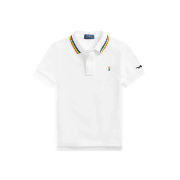Pride Cotton Mesh Polo Shirt Boys 1.5-6 Years em 1