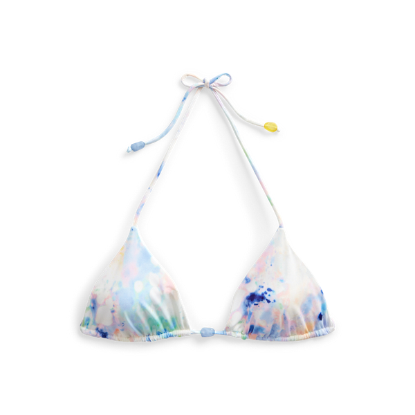 Paint-Splash Halter Bikini Top Polo Ralph Lauren 1