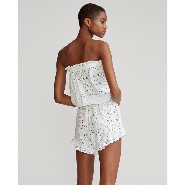 White Eyelet Cover-Up Playsuit Polo Ralph Lauren 3