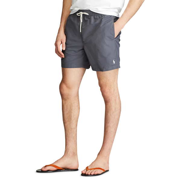 5&frac12;-Inch Traveler Swim Trunk Polo Ralph Lauren in Grey Cast 5