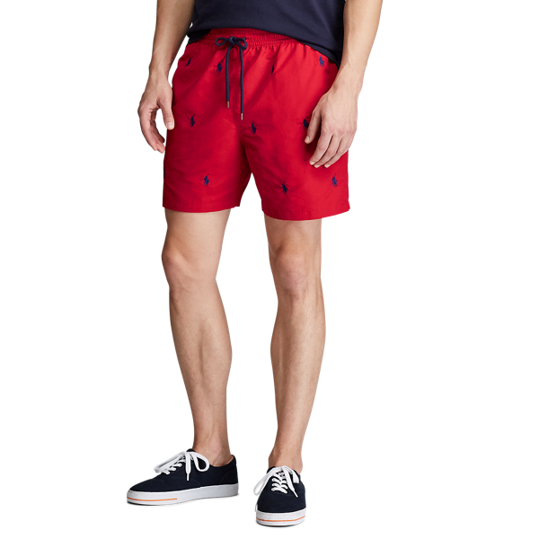 Short de bain Traveler Polo Ralph Lauren en RL Red/Navy 5