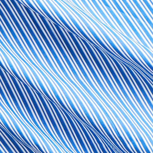 Chemise ray&eacute;e ajust&eacute;e Polo Ralph Lauren en Bleu/Blanc 5