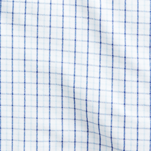 Tattersall Knit Oxford Shirt Polo Ralph Lauren em White Multi 7