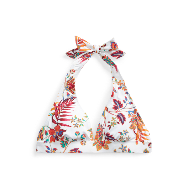 Floral Halter Bikini Top Lauren 1