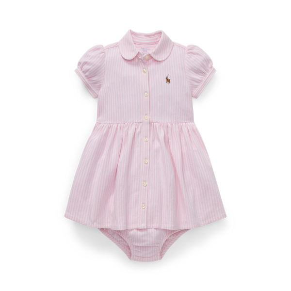 Striped Oxford Dress &amp; Bloomer