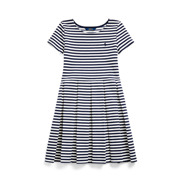 Robe ray&eacute;e en jersey ponte stretch