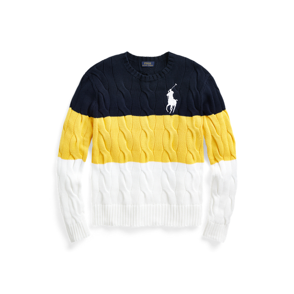 Pull color-block en coton Polo Ralph Lauren en 1