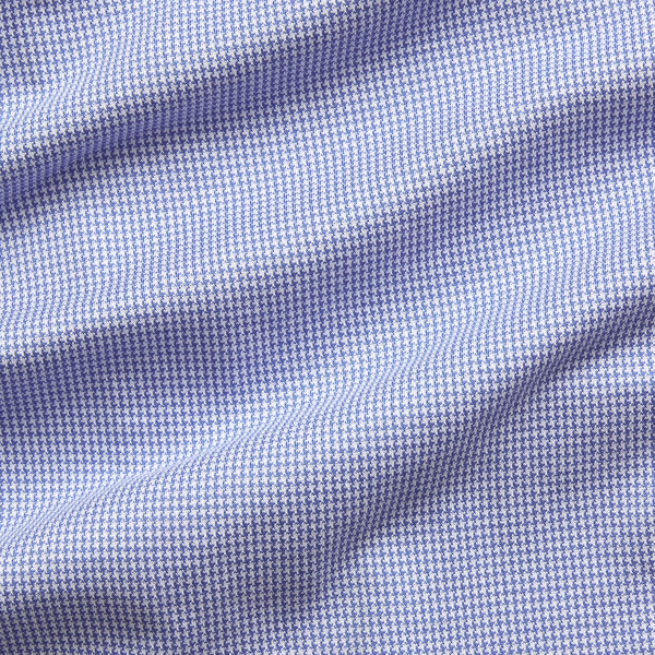 Fresco Blue/White Slim Fit Knit Dress Shirt Polo Ralph Lauren 7
