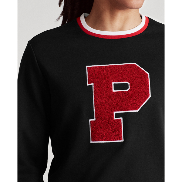 Black Fleece Letterman Sweatshirt Polo Ralph Lauren 5