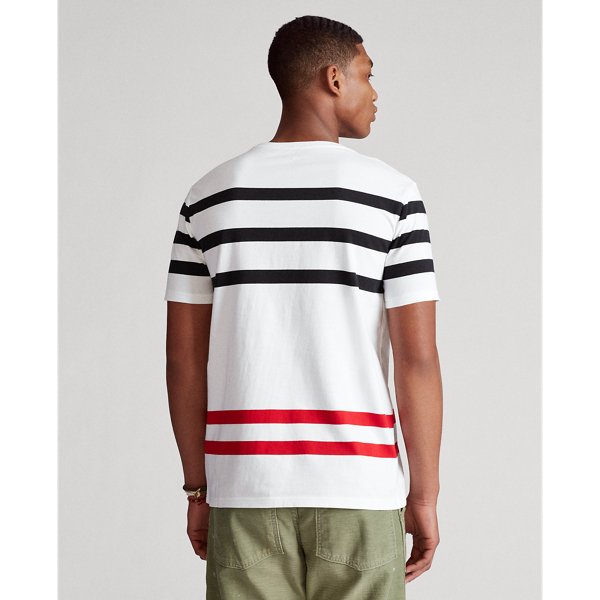 Ceramic White Classic Fit Letterman T-Shirt Polo Ralph Lauren 4