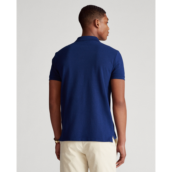 Holiday Navy Custom Slim Fit Mesh Polo Polo Ralph Lauren 4