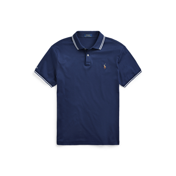 Refined Navy Custom Slim Fit Interlock Polo Polo Ralph Lauren 2