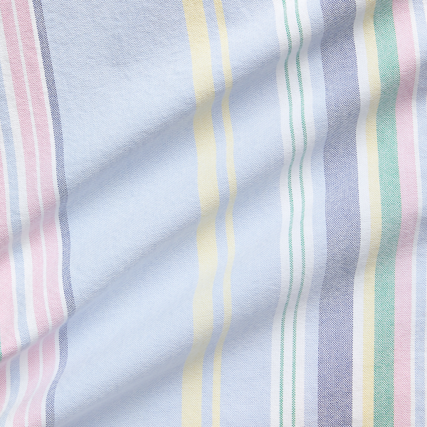 180 Olympic Blue/Pink Mul Classic Fit Oxford Shirt Polo Ralph Lauren 7