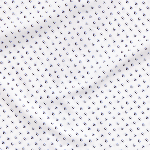 85 Mini Blue Bud Slim Fit Stretch Print Shirt Polo Ralph Lauren 6