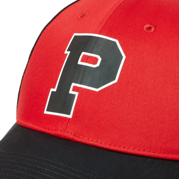 Red/Silver/Black P-Wing Twill Ball Cap Polo Ralph Lauren 3