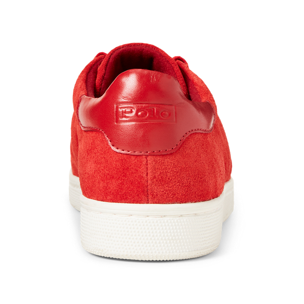 Brick Red Wilton Suede Trainer Polo Sport 3
