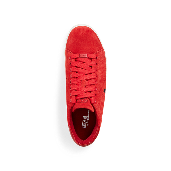 Brick Red Wilton Suede Trainer Polo Sport 4