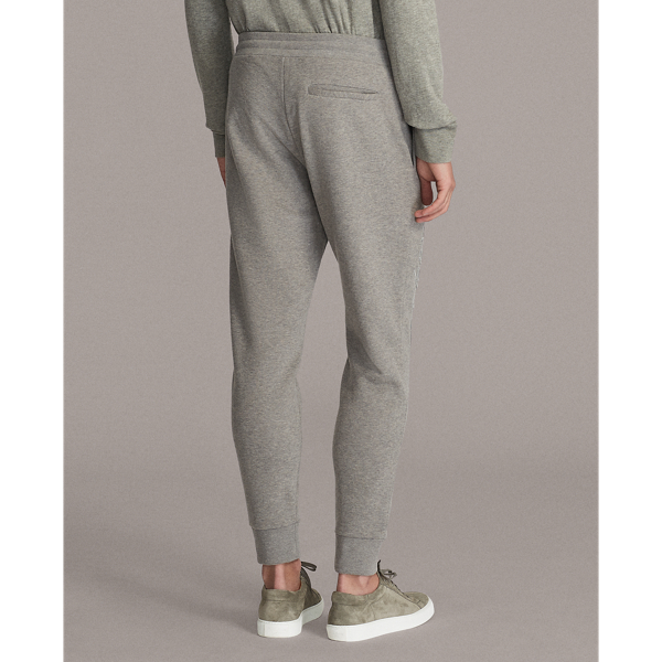 Classic Light Grey Embroidered Fleece Trouser Purple Label 5