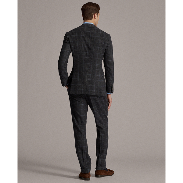 Grey/Navy/Royal Blue Kent Handmade Cashmere Suit Purple Label 6