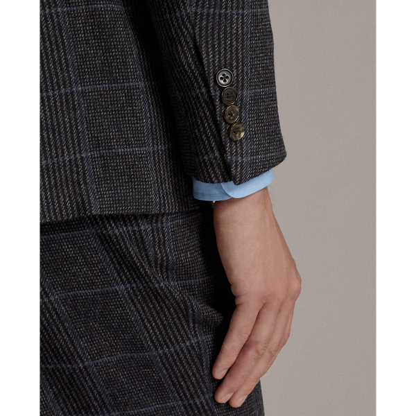 Grey/Navy/Royal Blue Kent Handmade Cashmere Suit Purple Label 8