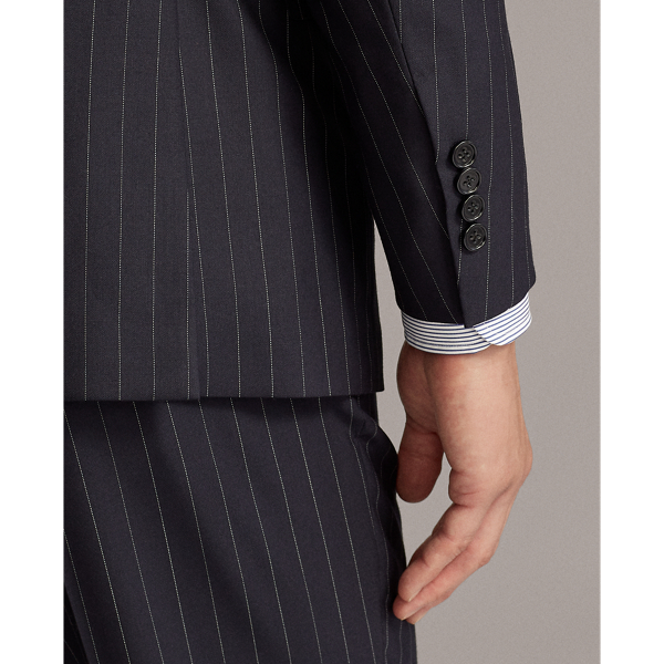 Navy Gregory Pinstripe Twill Suit Purple Label 7
