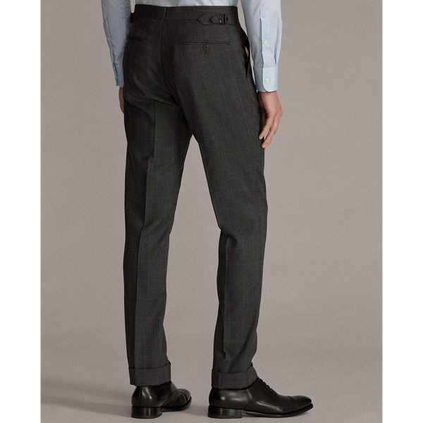 Medium Grey Gregory Glen Plaid Twill Suit Purple Label 10