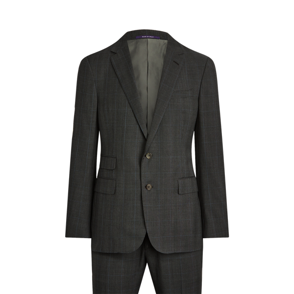 Gregory Glen Plaid Twill Suit Purple Label em 1