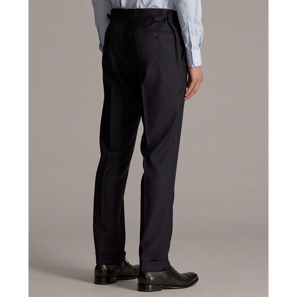 Navy / Cream Gregory Pinstripe Twill Suit Purple Label 9