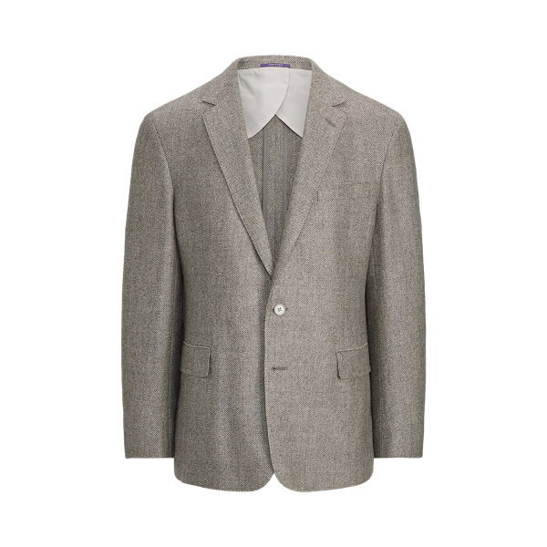 Hadley Herringbone Wool-Blend Sport Coat Purple Label 1