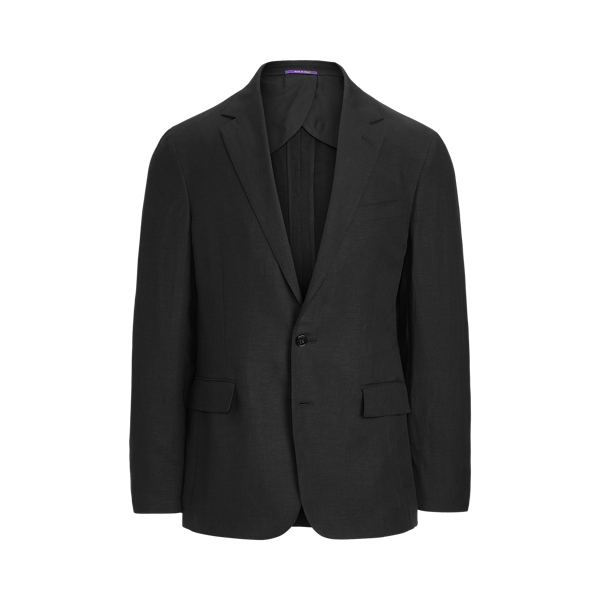 Hadley Silk-Linen Suit Jacket Purple Label w 1