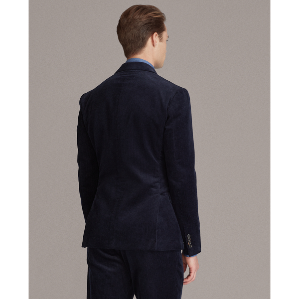 Classic Chairman Navy Kent Corduroy Suit Jacket Purple Label 6