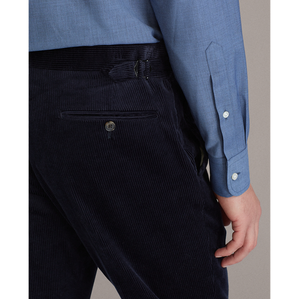 Classic Chairman Navy Gregory Corduroy Suit Trouser Purple Label 6