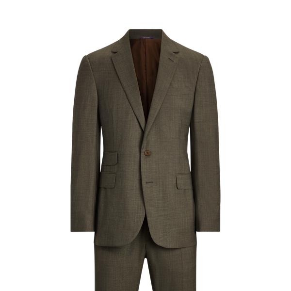 Gregory Wool Sharkskin Suit Purple Label 1