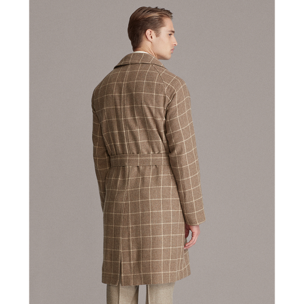 Brown Glenplaid Glen Plaid Cashmere Topcoat Purple Label 6