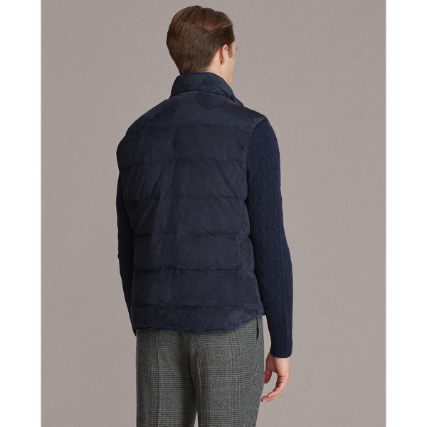 Classic Chairman Navy Mardell Reversible Gilet Purple Label 6