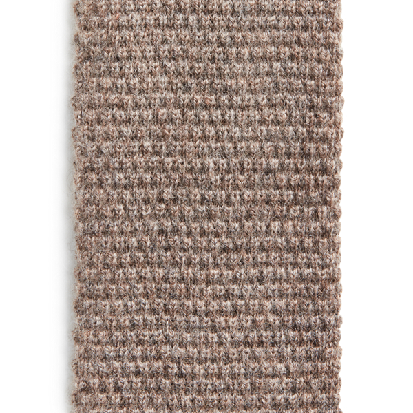 Taupe Knit Cashmere Tie Purple Label 4