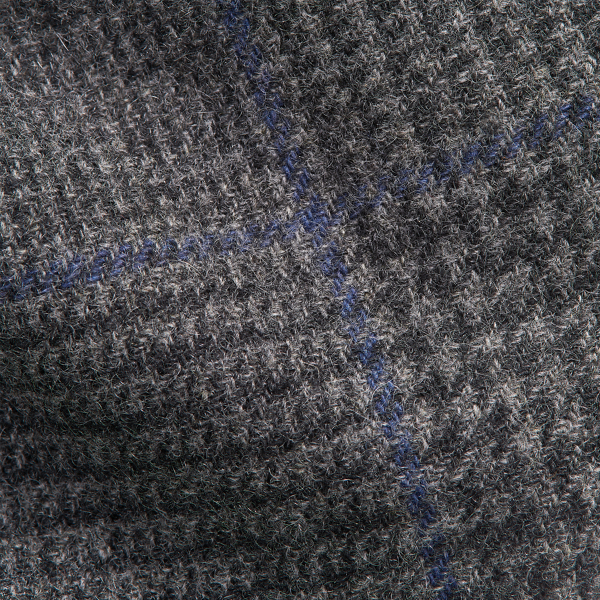 Grey Glenplaid Glen Plaid Cashmere Tie Purple Label 3