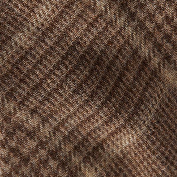 Brown Glenplaid Glen Plaid Cashmere Tie Purple Label 3