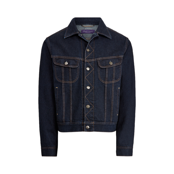 Slim Fit Selvedge Denim Trucker Jacket Purple Label 1