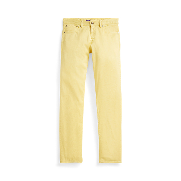 Slim Fit Linen-Cotton Stretch Jean