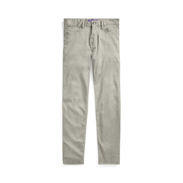 Jeans in lino e cotone stretch Slim-Fit Purple Label in 1