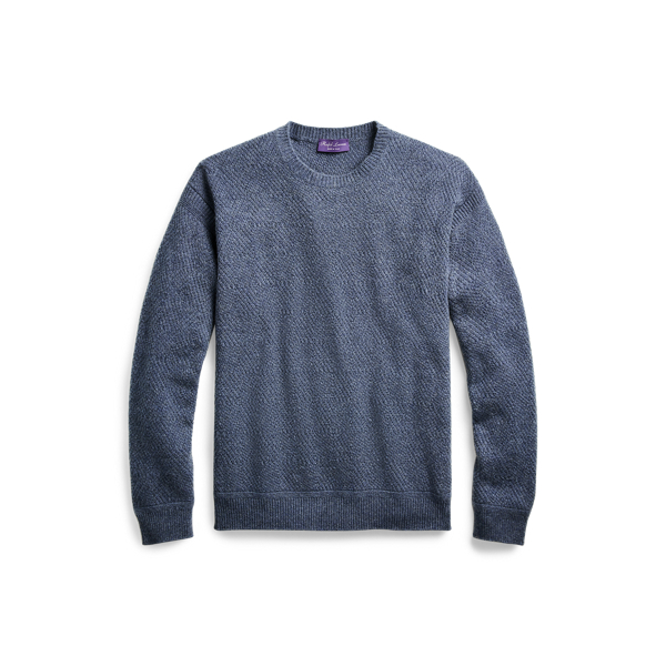 Cashmere Crewneck Jumper Purple Label 1