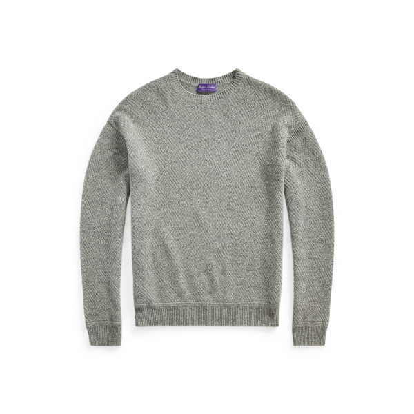 Cashmere Crewneck Jumper Purple Label 1