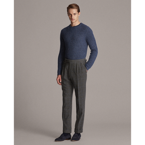 Heraldry Melange Cashmere-Silk Crewneck Sweater Purple Label 3