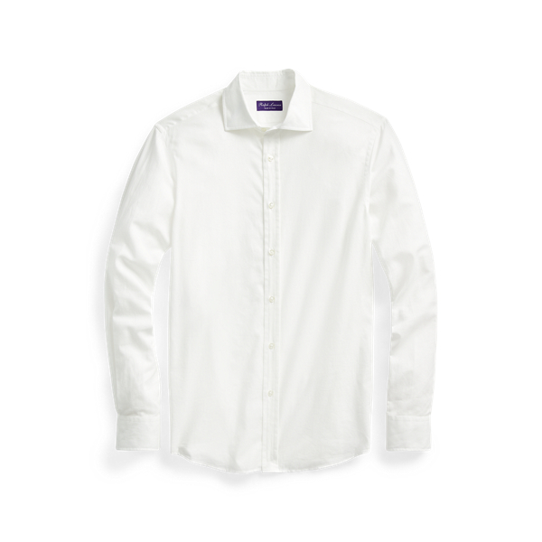 Cream Twill Shirt Purple Label 2